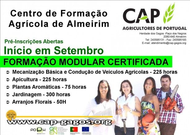 Foto 2 de CAP, Agricultores de Portugal - Formação Profissional