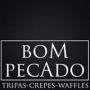 Logo Bom Pecado - Tripas, Crepes e Waffles